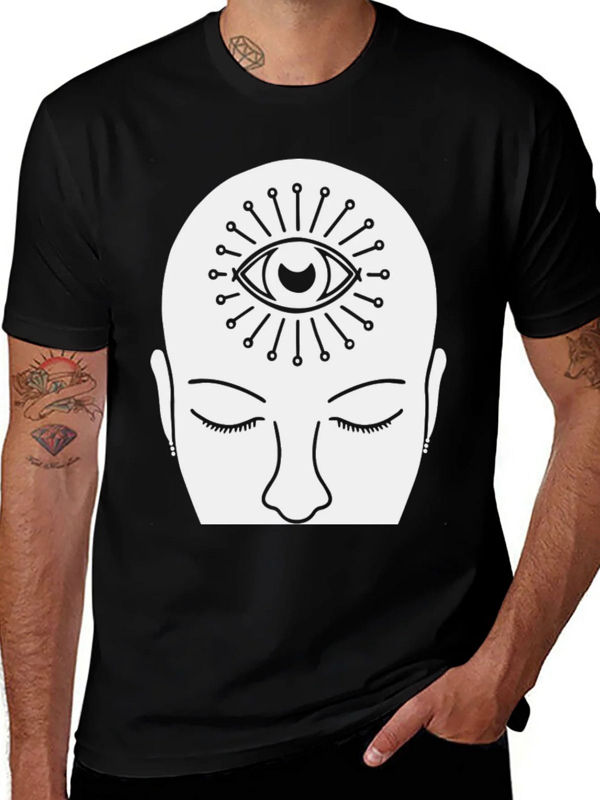 Meditative Mind T-Shirt - Third Eye Chakra product image 1