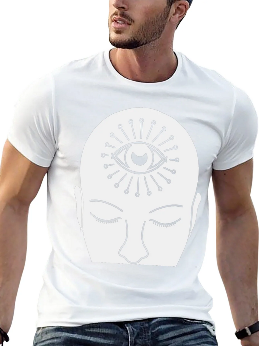 Meditative Mind T-Shirt - Third Eye Chakra product image 4