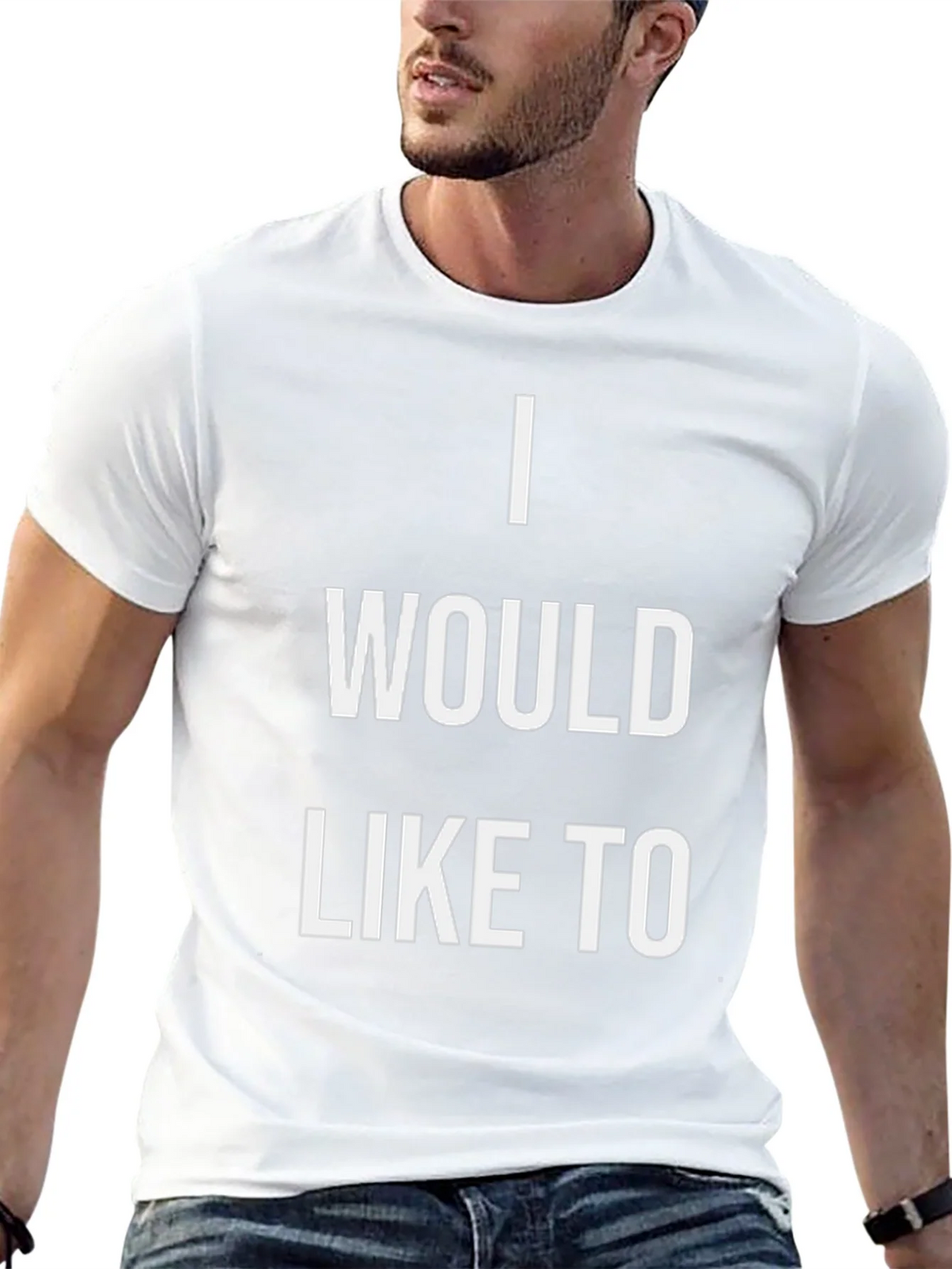 I Would Like To T-Shirt - Statement Tee product image 4