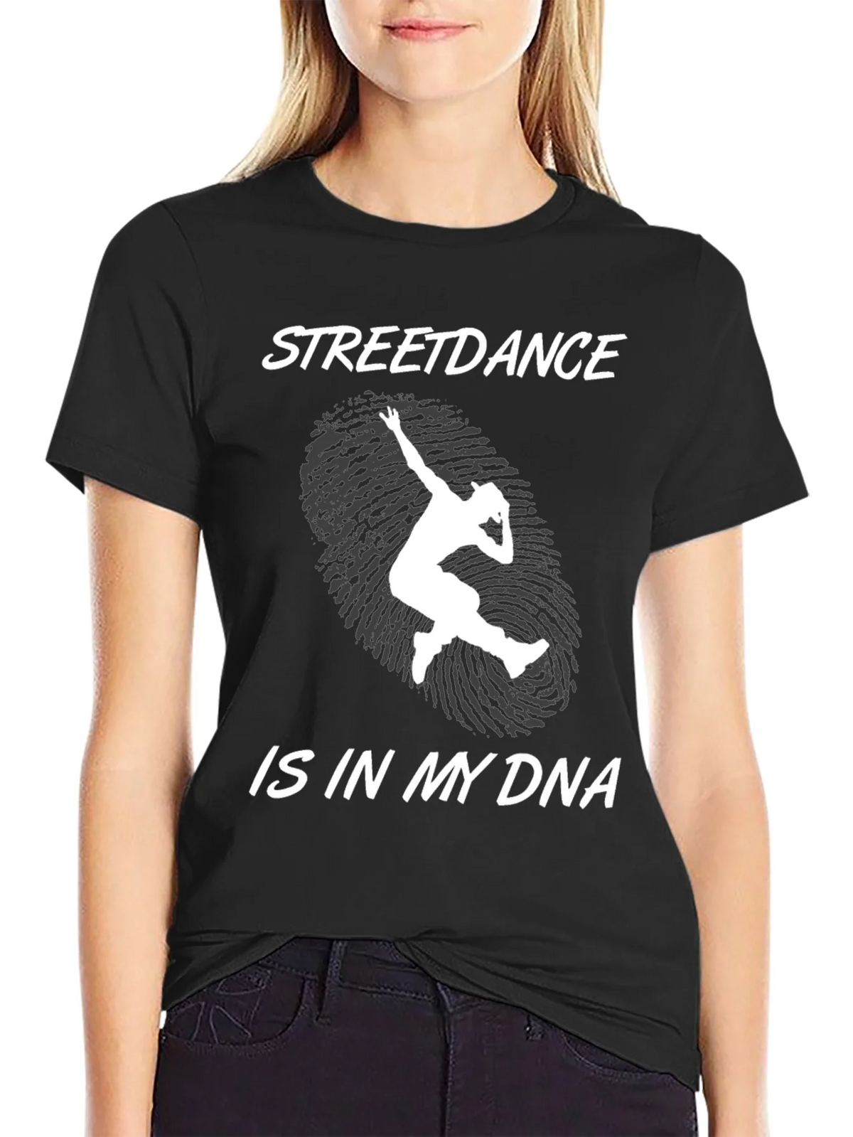 Streetdance DNA Graphic Tee - Black Cotton T-Shirt product image 5