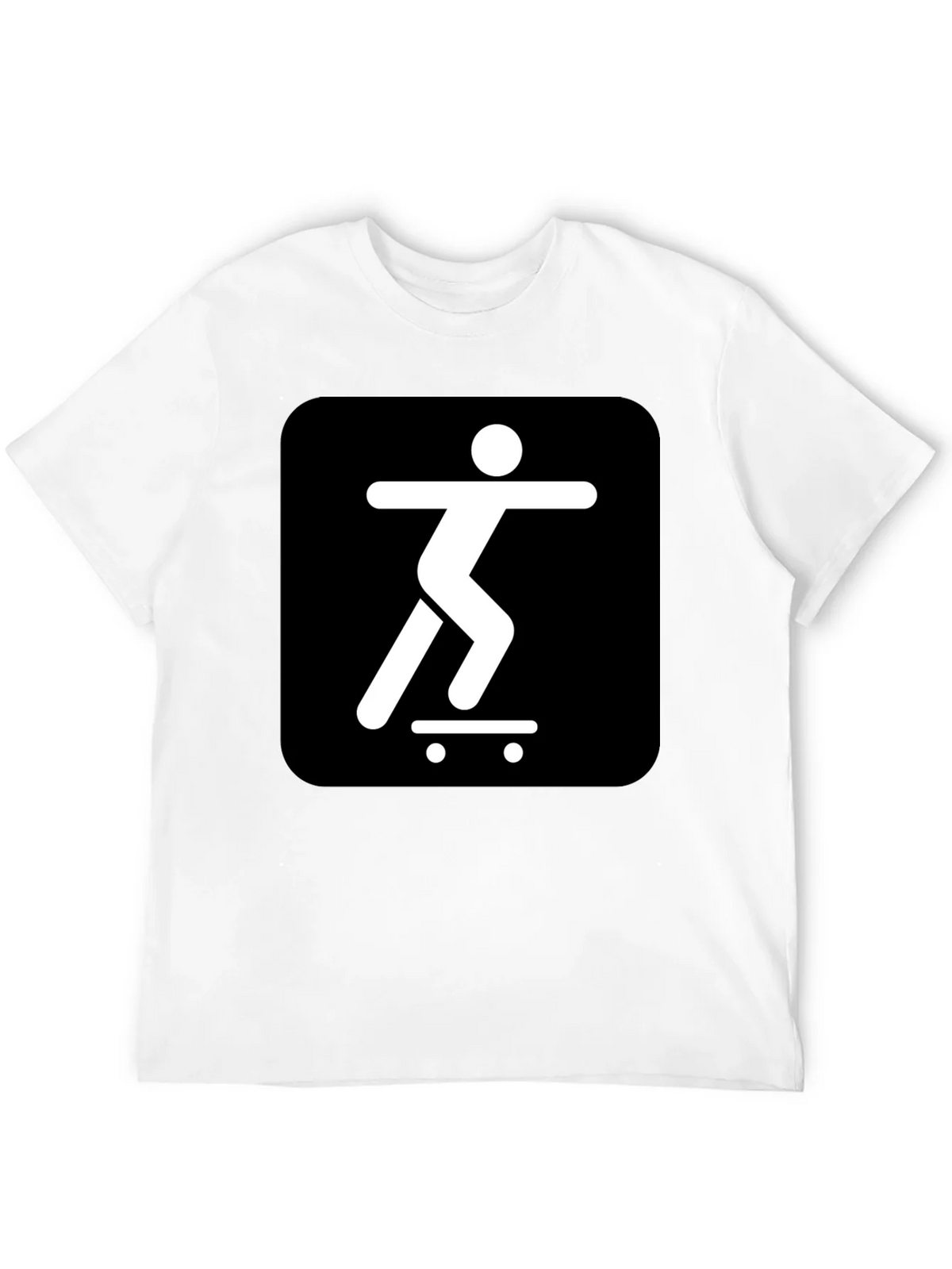 Skater Icon Graphic Tee - Cool Black T-Shirt product image 3