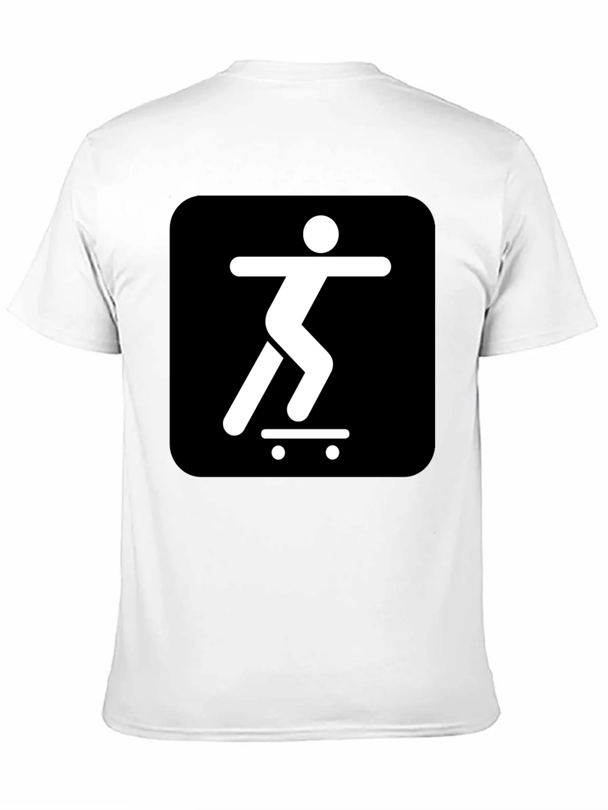 Skater Icon Graphic Tee - Cool Black T-Shirt product image 2