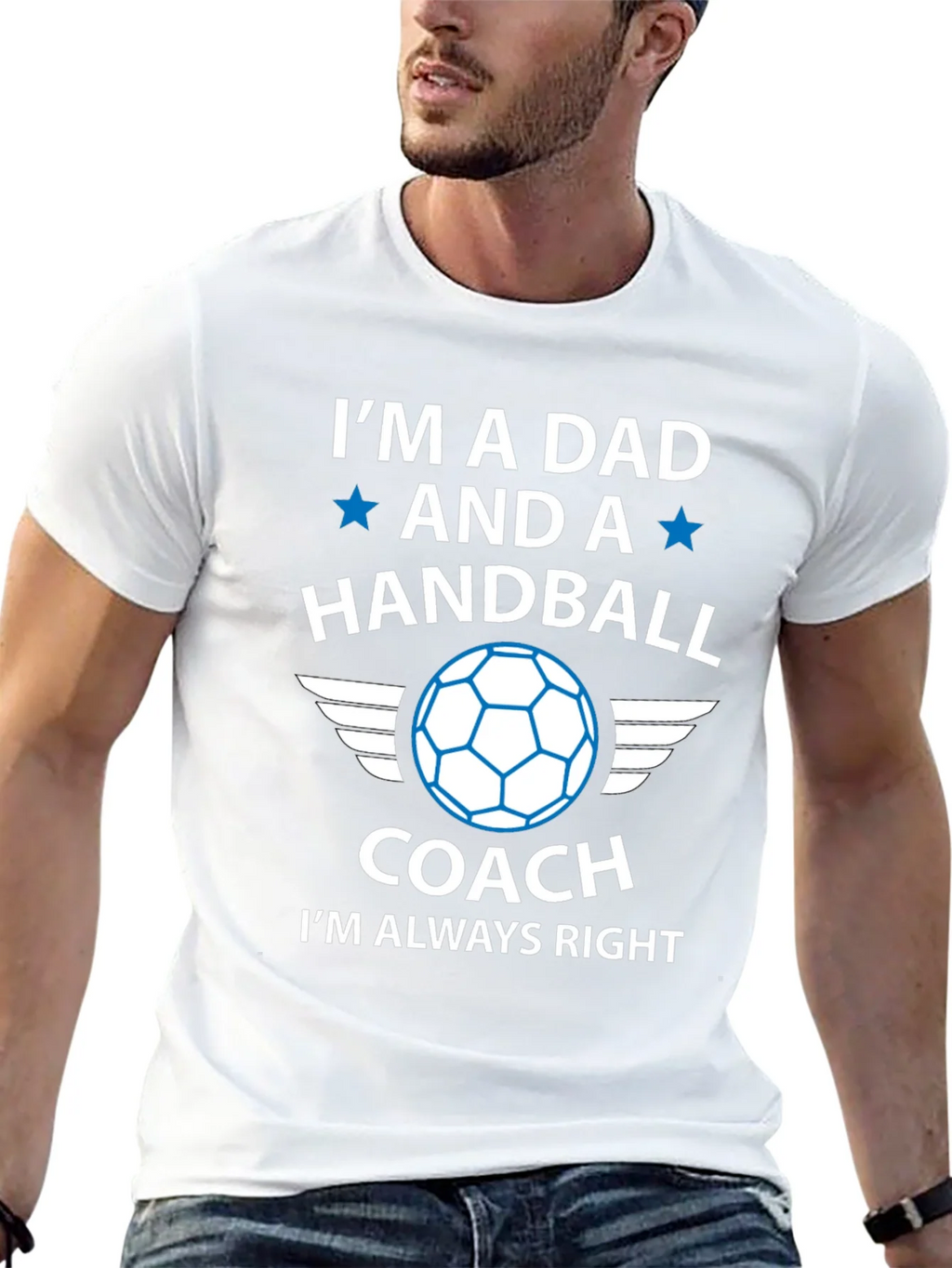 Handball Dad Coach T-Shirt - Always Right! product image 4