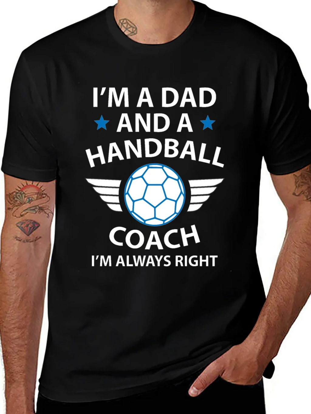 Handball Dad Coach T-Shirt - Always Right! product image 1