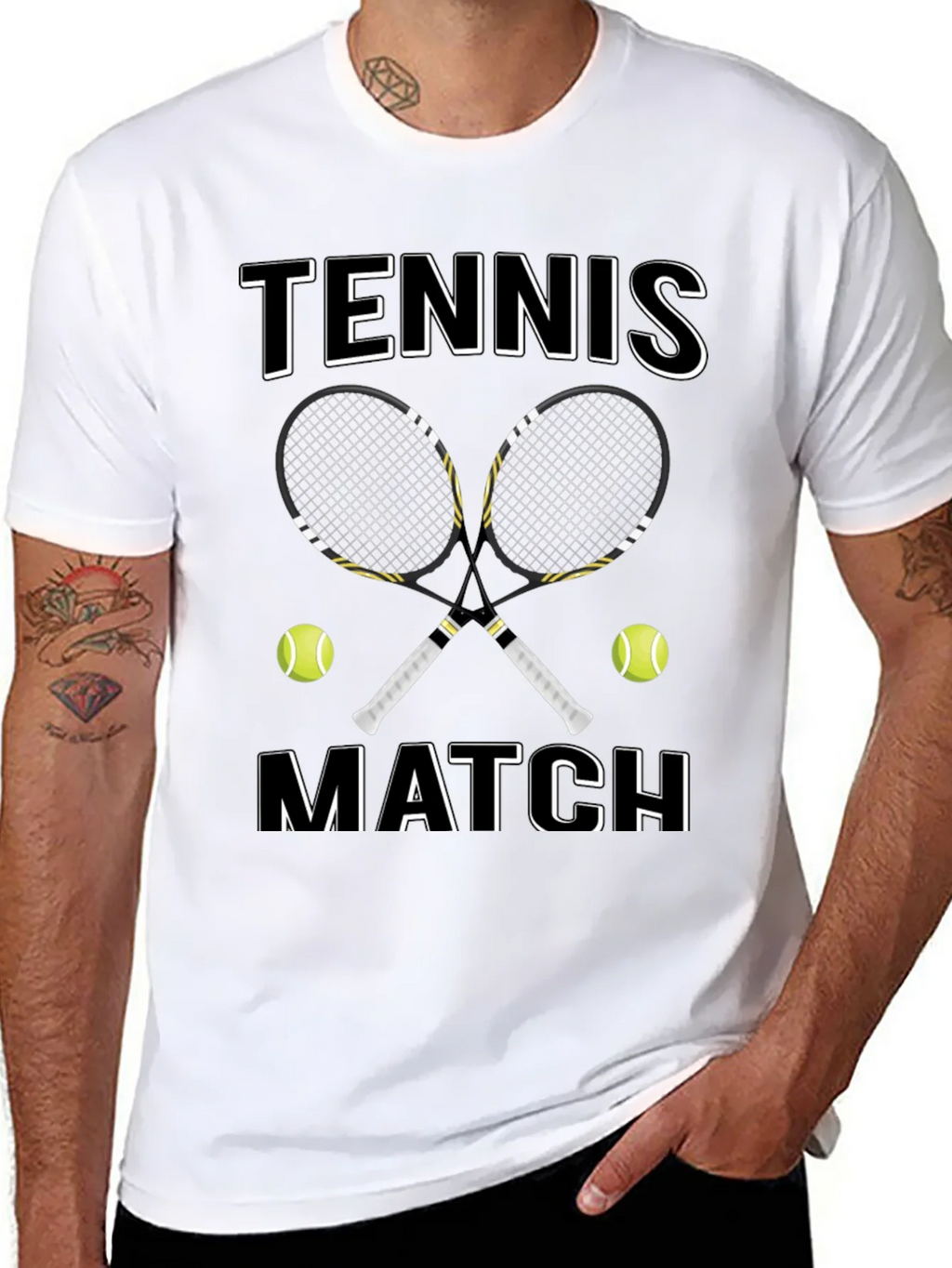 Tennis Match Graphic T-Shirt product image 10