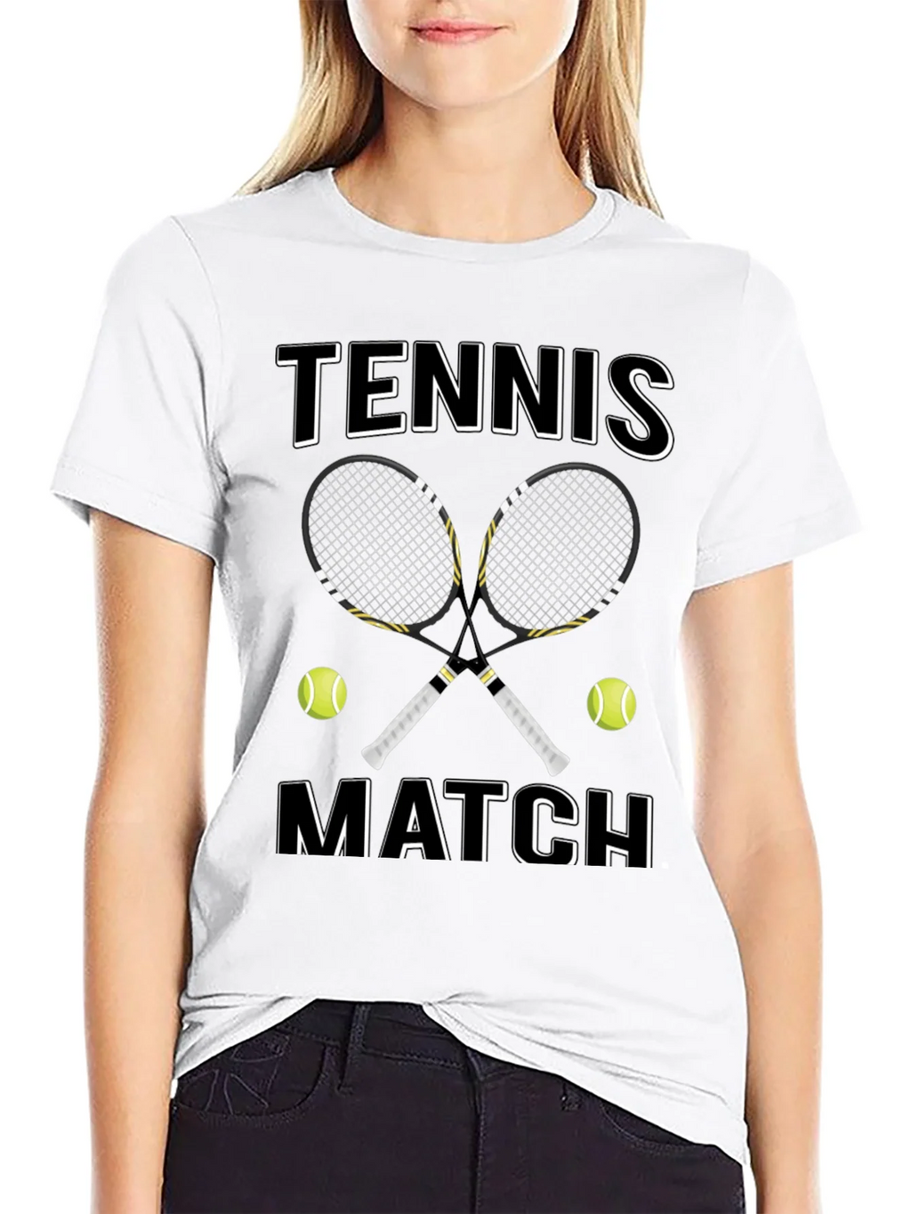 Tennis Match Graphic T-Shirt product image 11