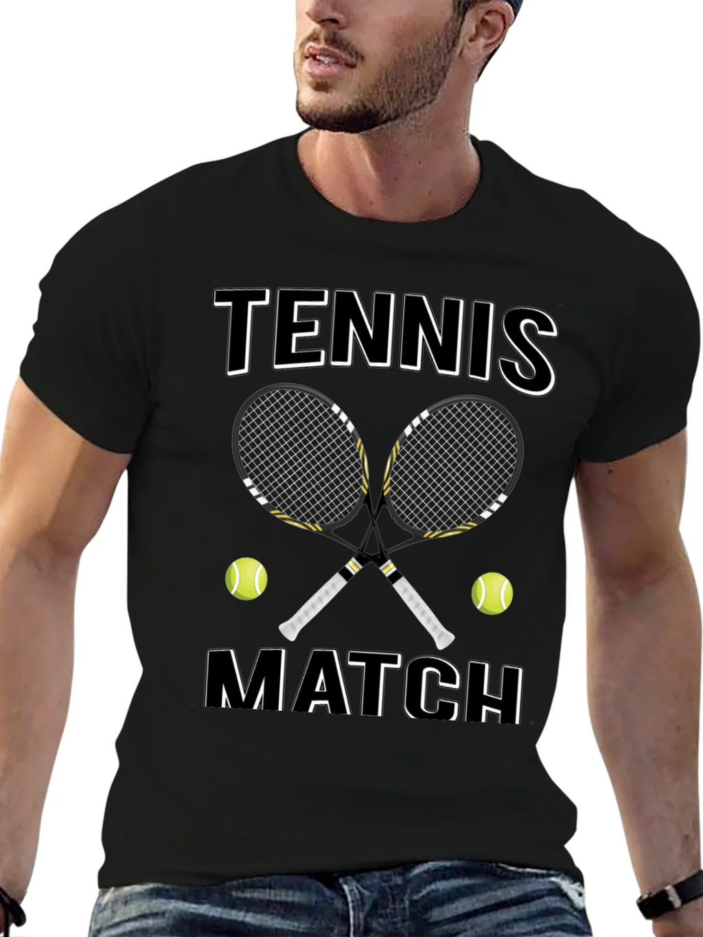 Tennis Match Graphic T-Shirt product image 9