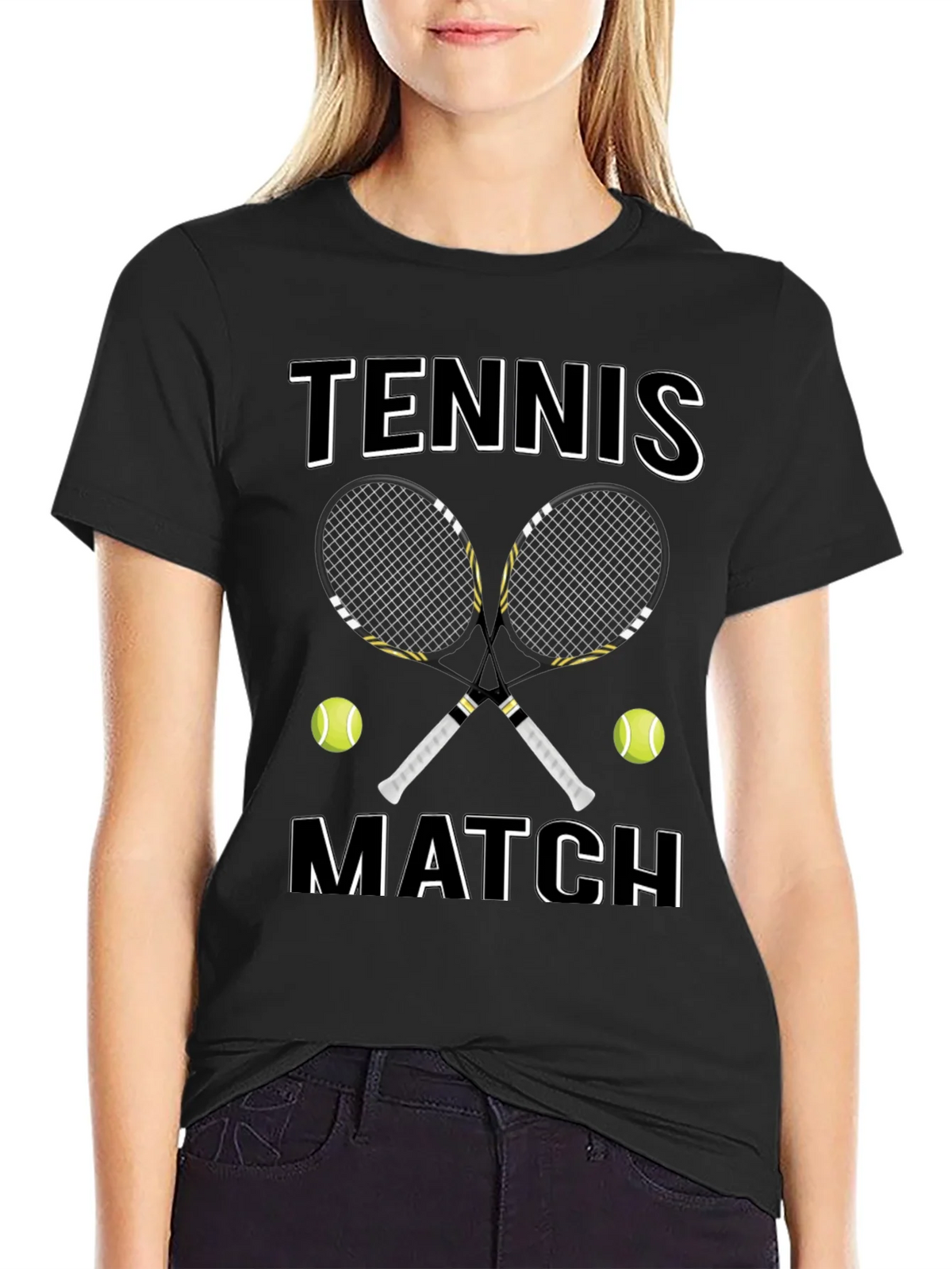 Tennis Match Graphic T-Shirt product image 5