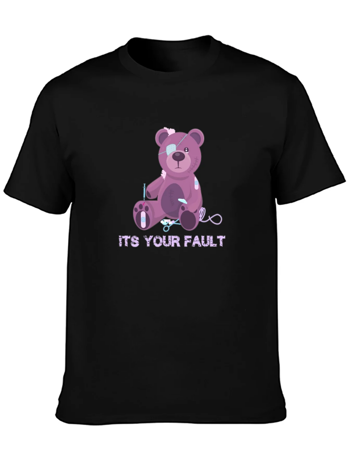 Its Your Fault Teddy Bear T-Shirt product image 6
