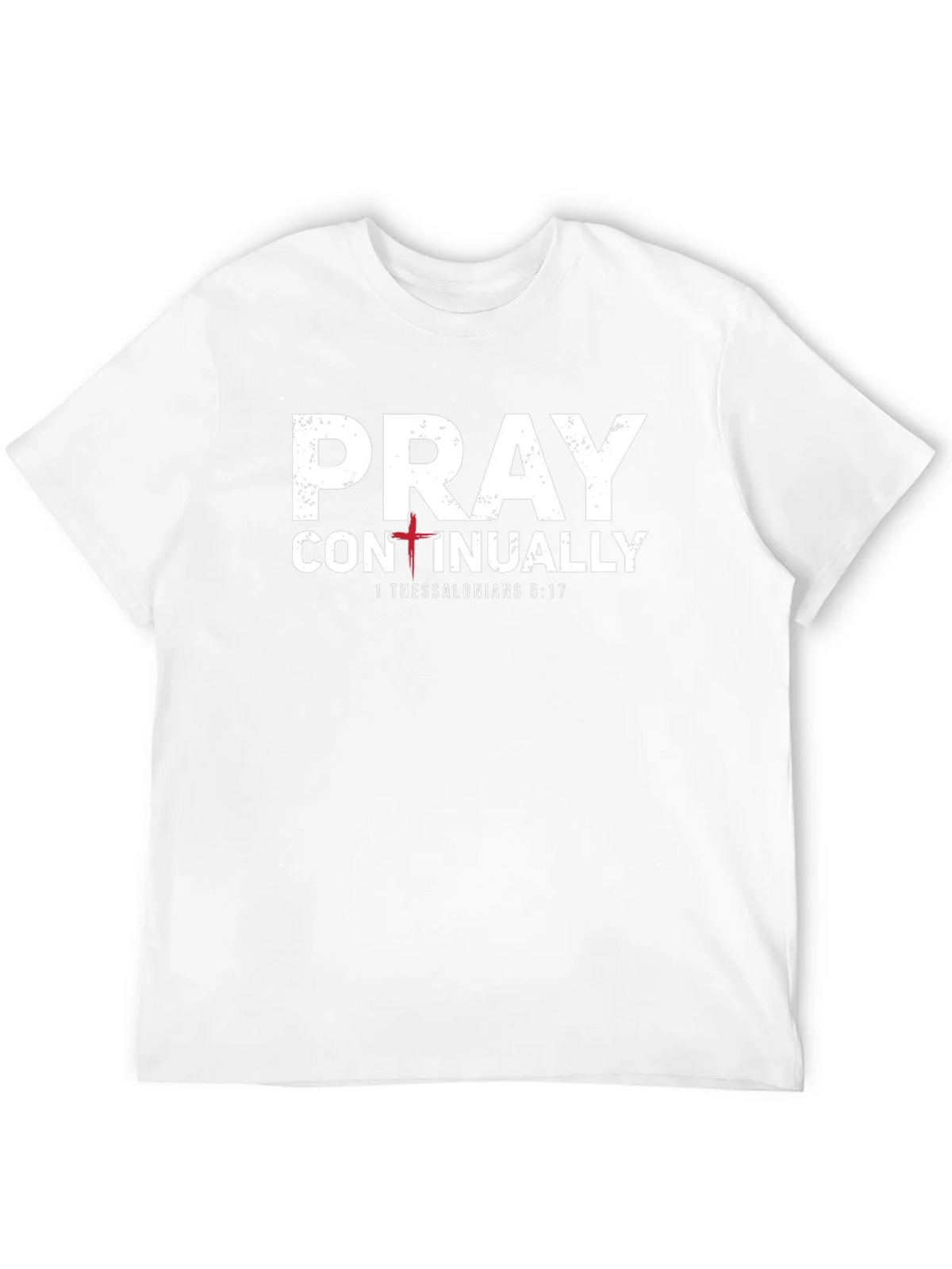 Pray Continually T-Shirt - 1 Thessalonians 5:17 - Christian product image 3