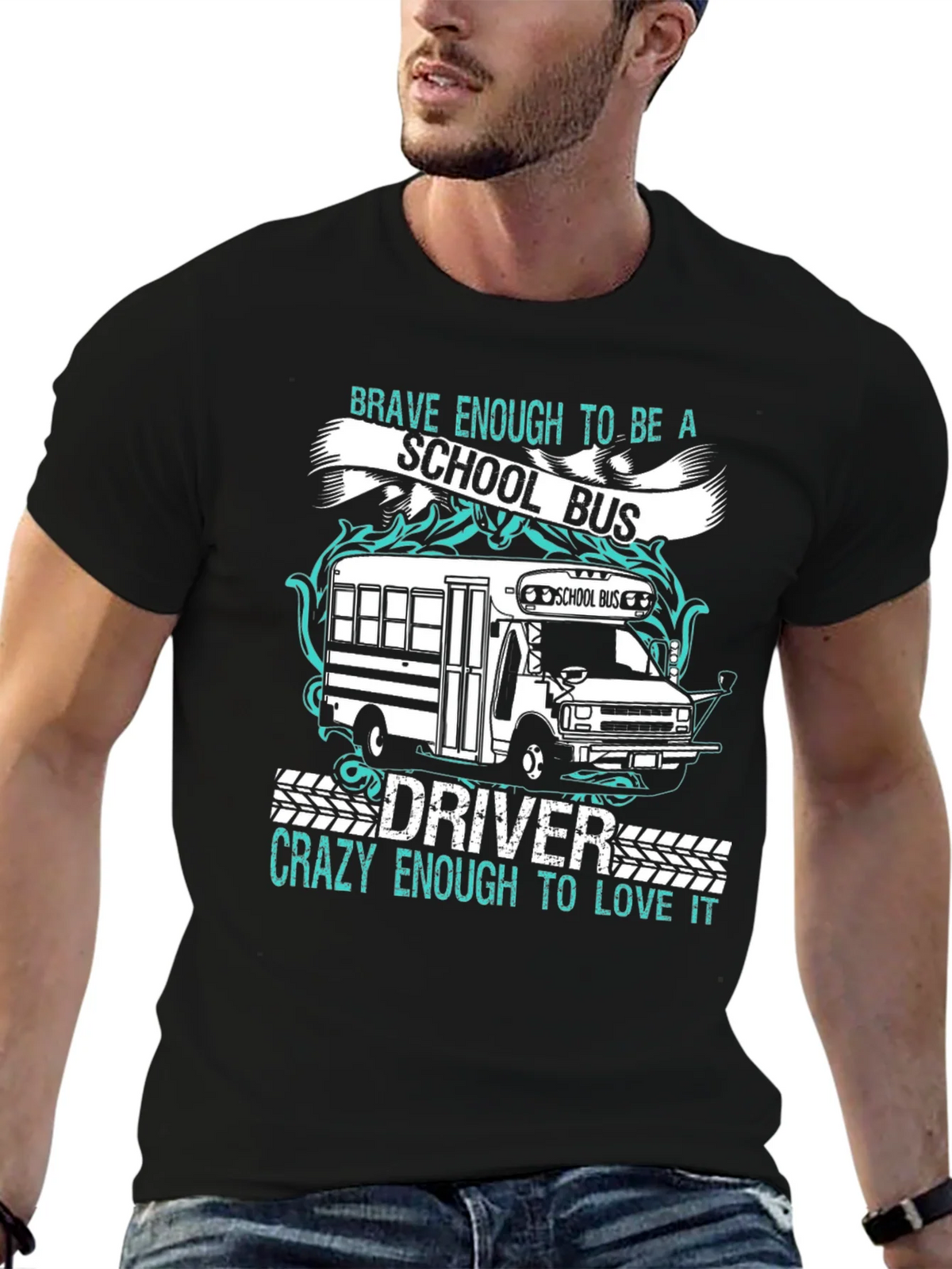 School Bus Driver Graphic T-Shirt product image 9