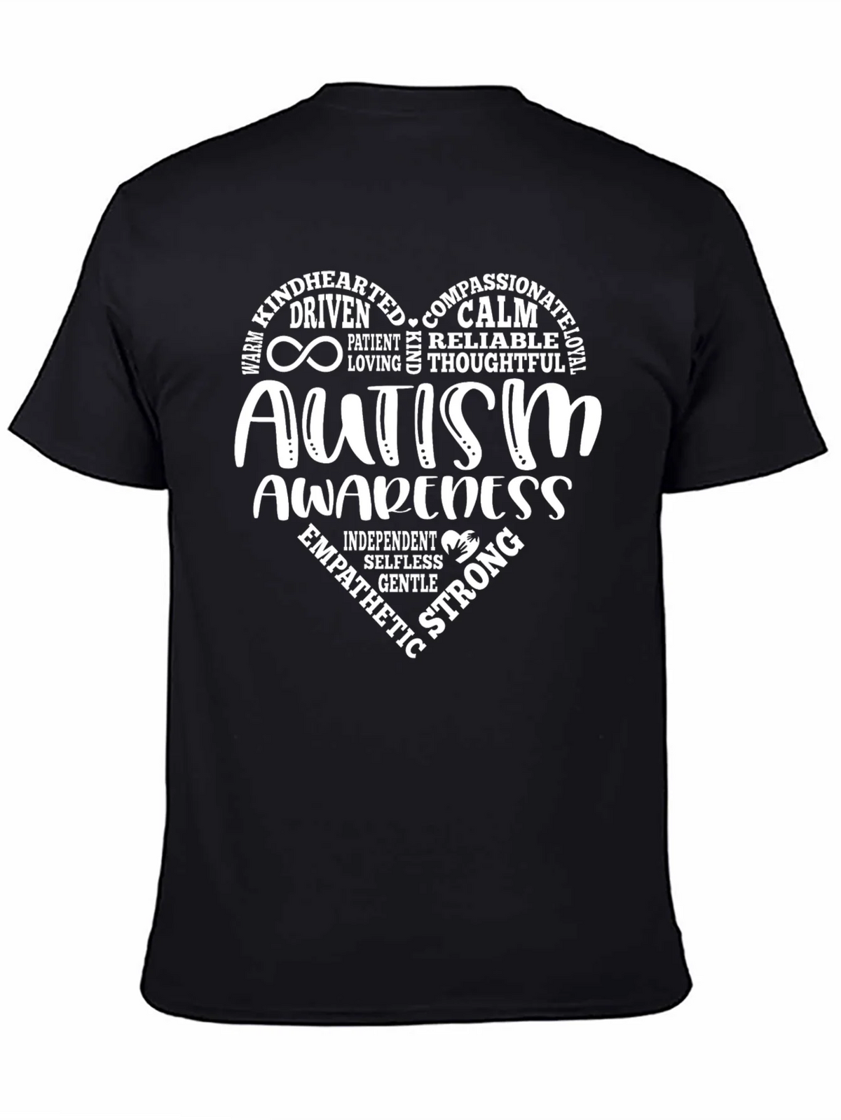 Autism Awareness Heart Tee - Compassionate & Strong product image 7