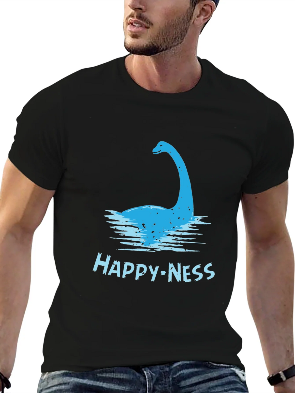Happy-Ness Loch Ness Monster Graphic Tee product image 9