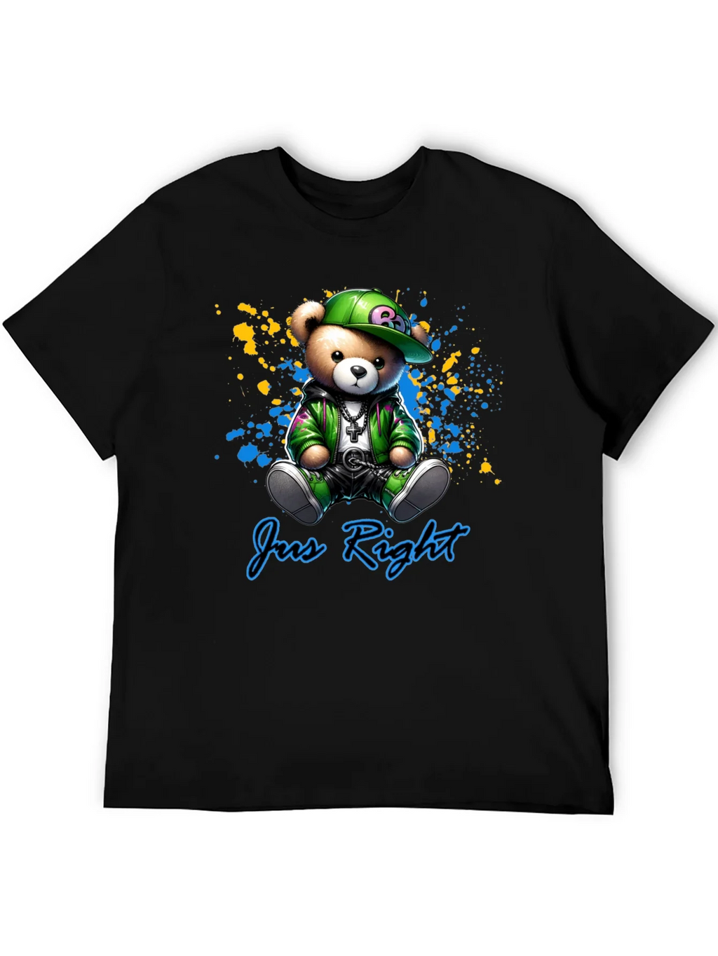 Jus Right Teddy Bear Graphic T-Shirt product image 8