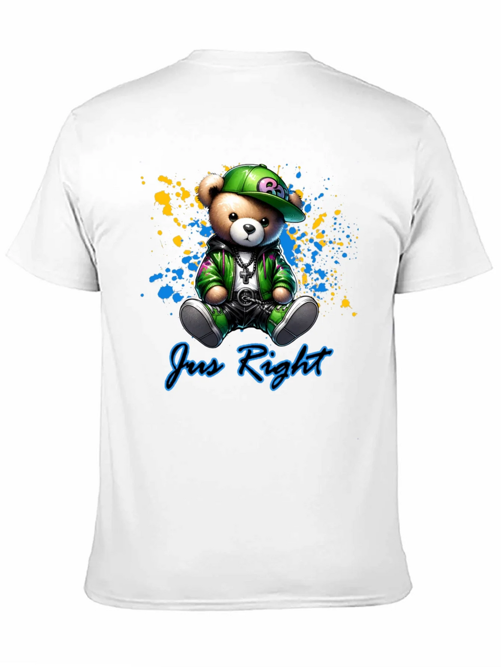 Jus Right Teddy Bear Graphic T-Shirt product image 2