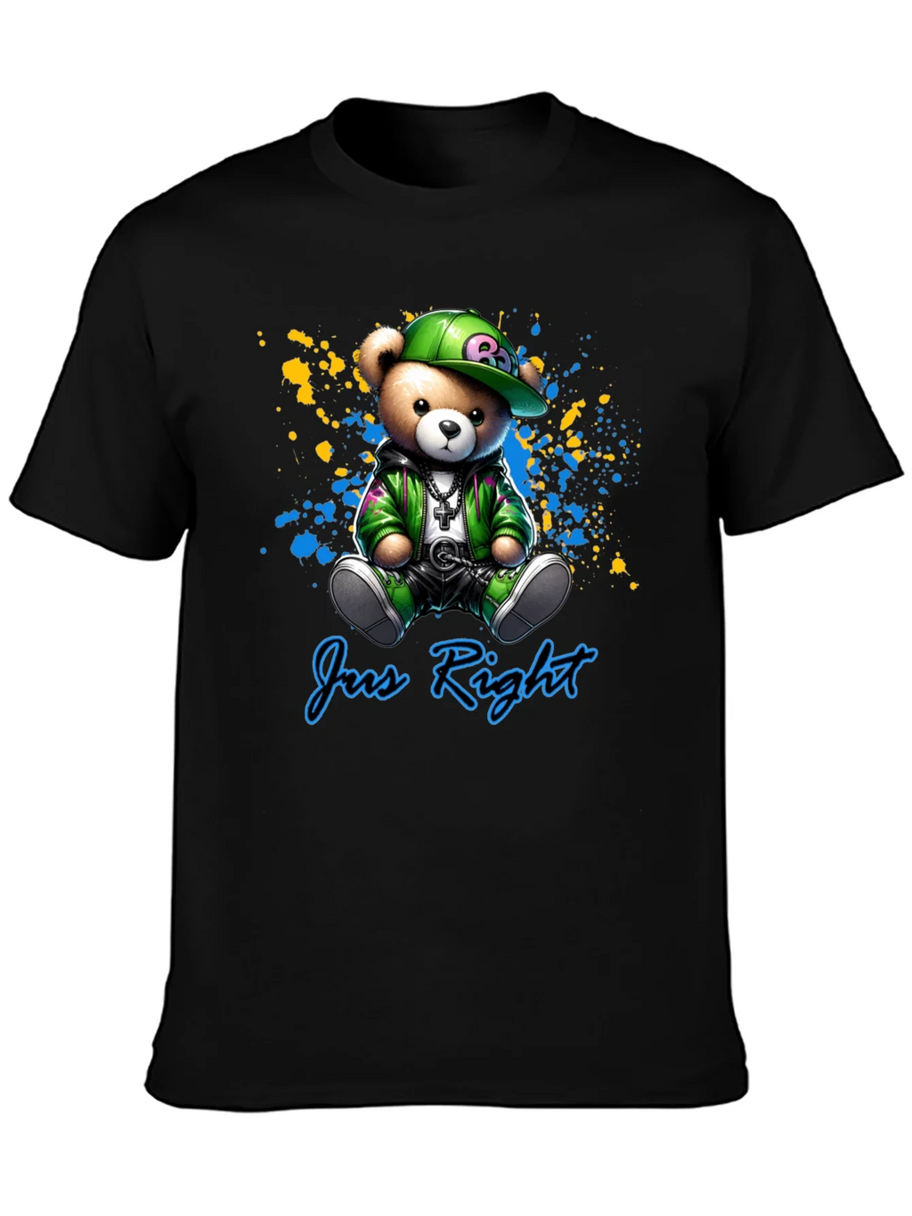 Jus Right Teddy Bear Graphic T-Shirt product image 6