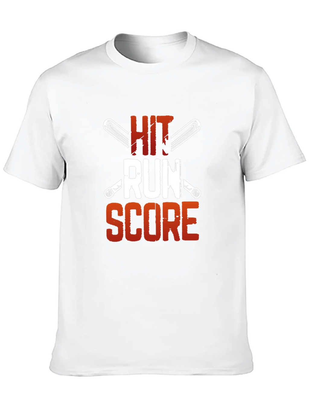 Hit Run Score Baseball T-Shirt product image 12
