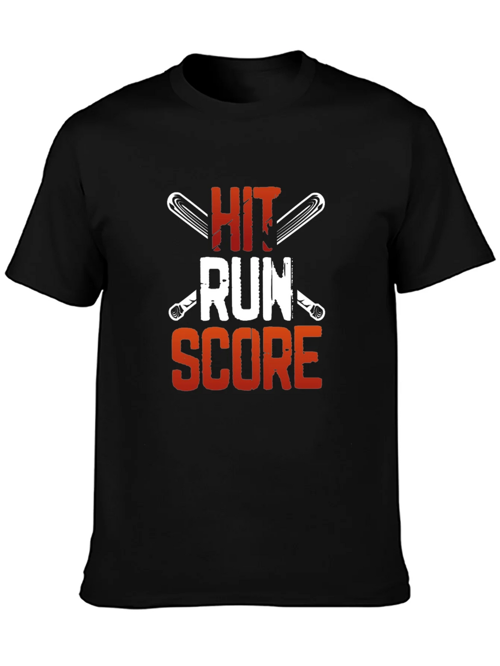 Hit Run Score Baseball T-Shirt product image 6