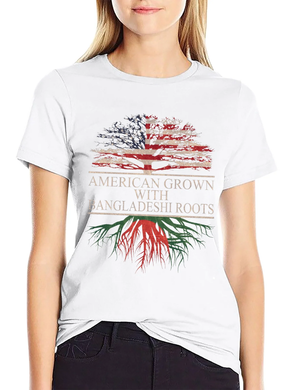 American Grown with Bangladeshi Roots T-Shirt product image 10