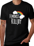 Feminist Killjoy Rainbow Graphic T-Shirt product image 1