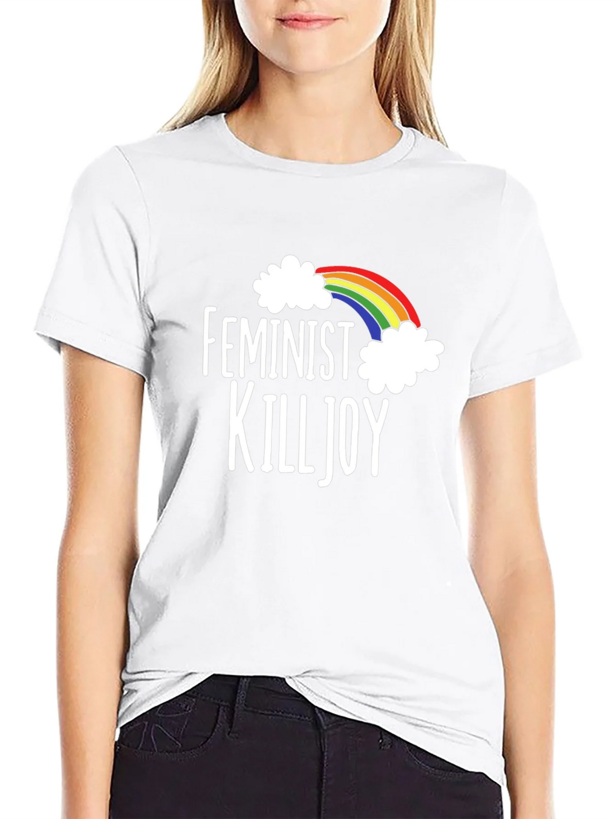 Feminist Killjoy Rainbow Graphic T-Shirt product image 11