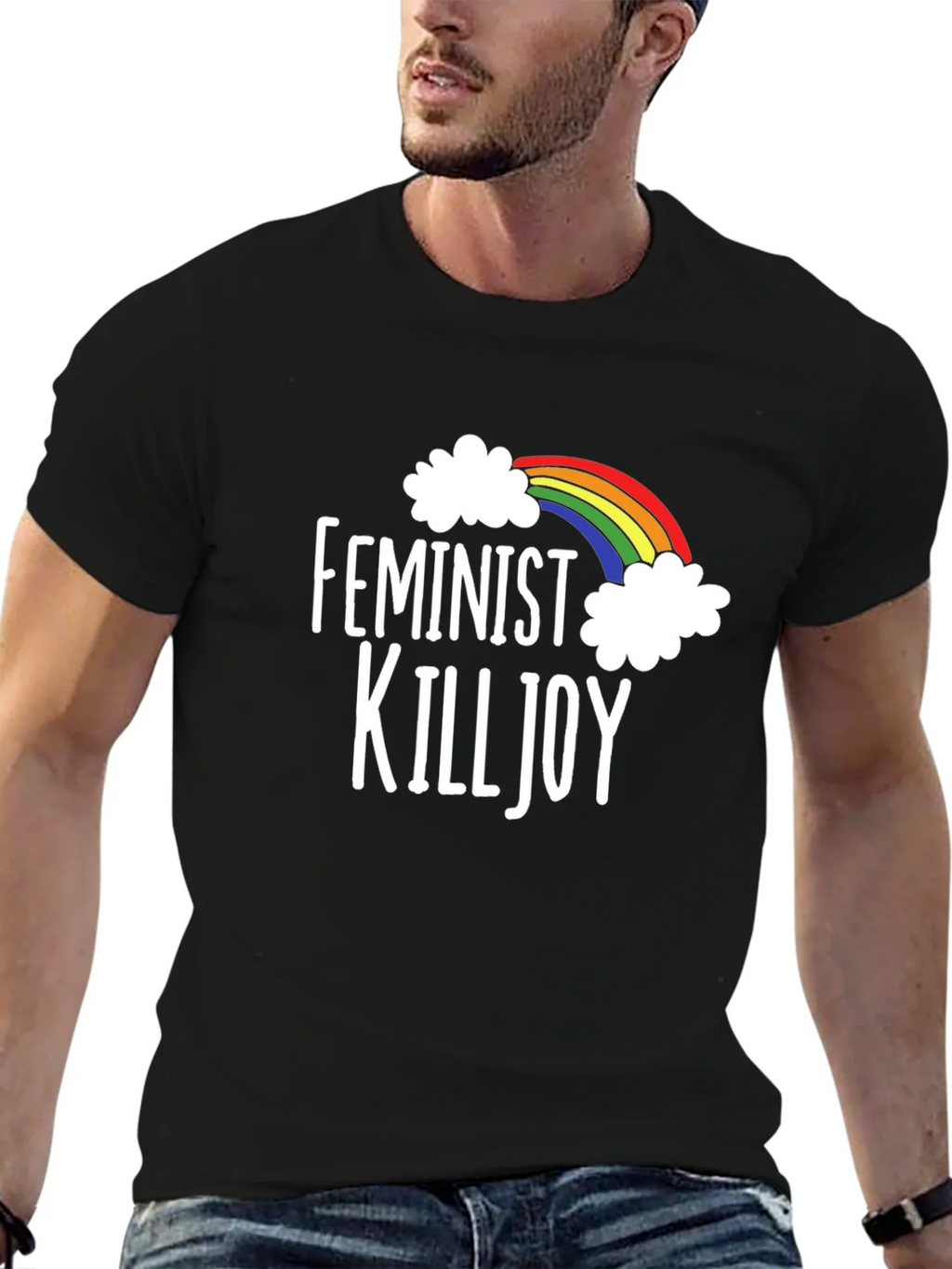 Feminist Killjoy Rainbow Graphic T-Shirt product image 9