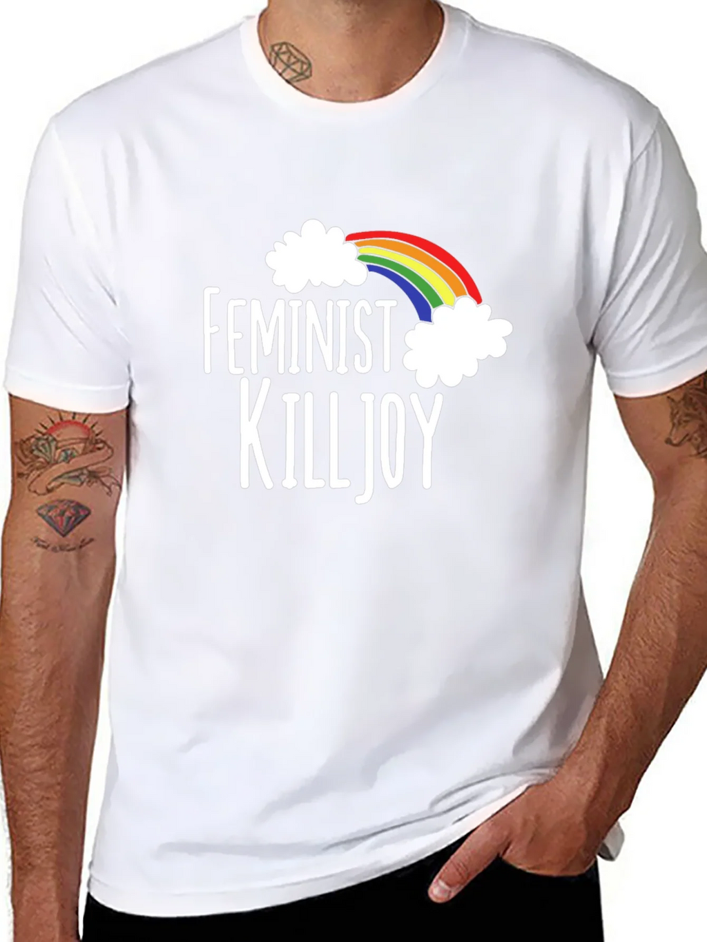 Feminist Killjoy Rainbow Graphic T-Shirt product image 10