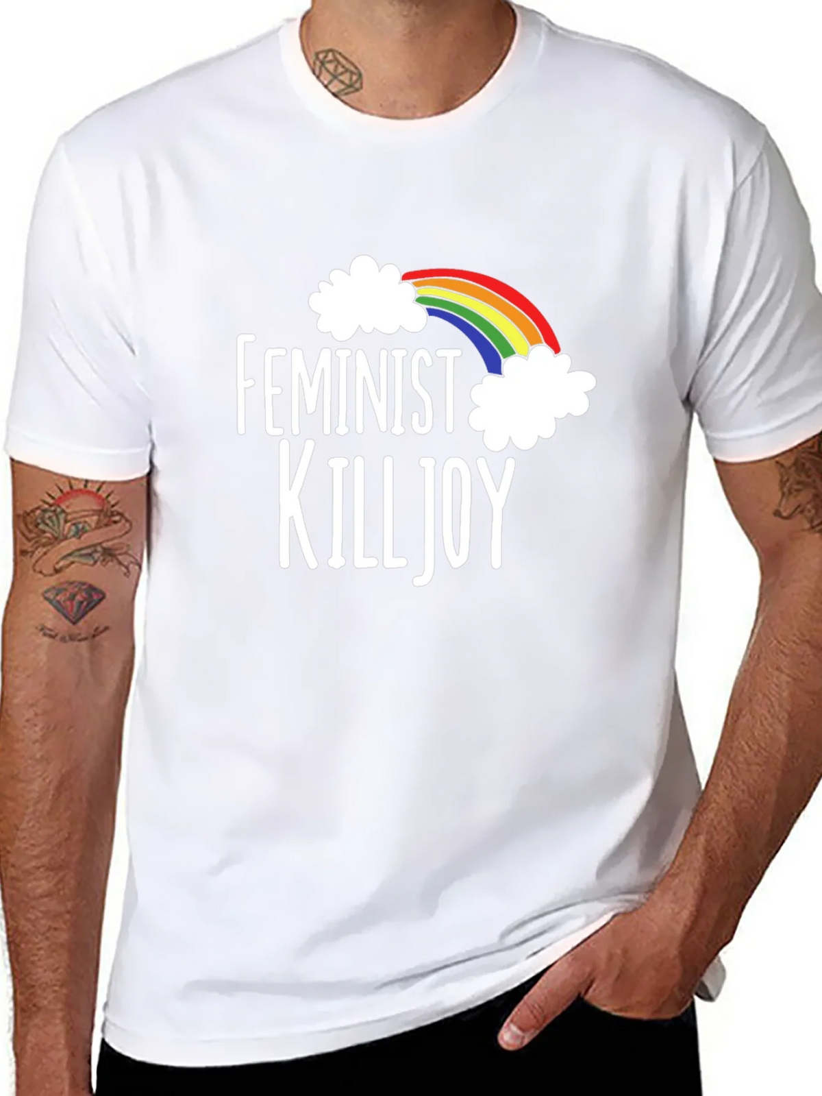 Feminist Killjoy Rainbow Graphic T-Shirt product image 10