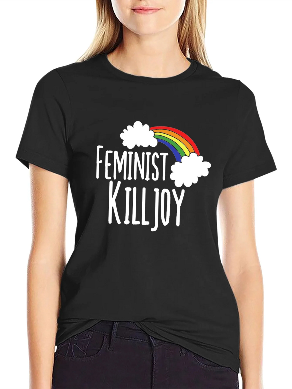 Feminist Killjoy Rainbow Graphic T-Shirt product image 5