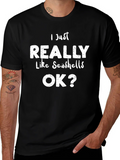 Seashell Lover Tee: I Just Really Like Seashells OK? Shirt product image 1