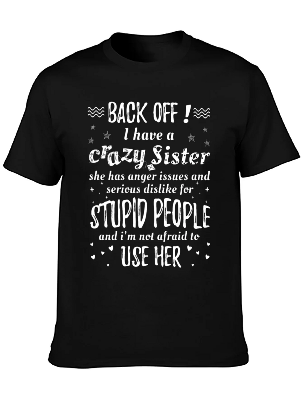 Crazy Sister T-Shirt Novelty Gift product image 6