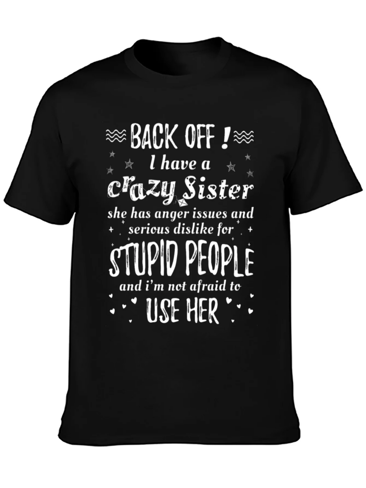 Crazy Sister T-Shirt Novelty Gift product image 6