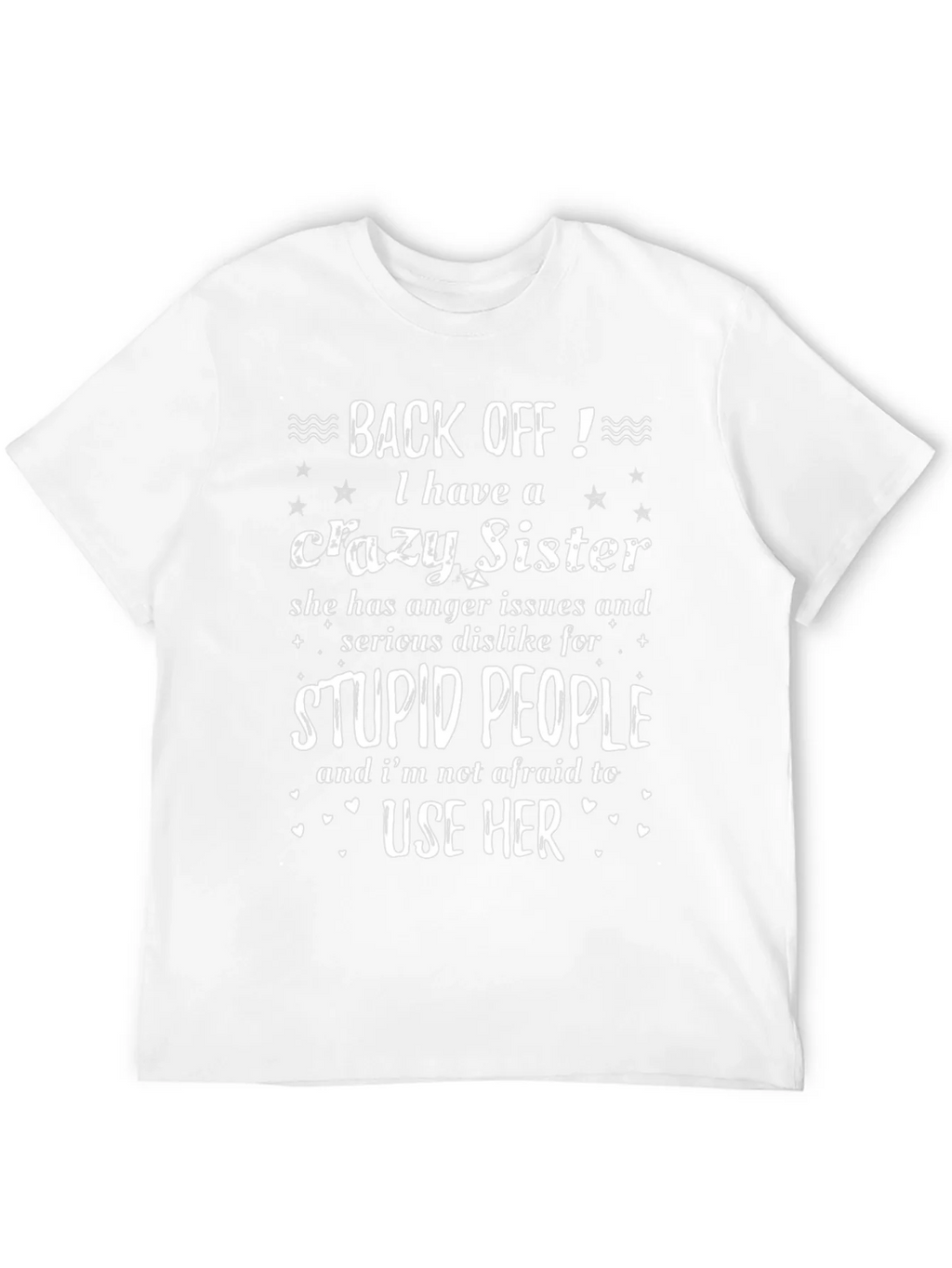 Crazy Sister T-Shirt Novelty Gift product image 3