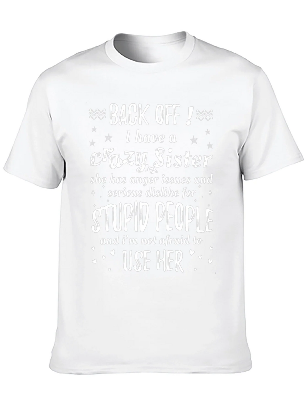Crazy Sister T-Shirt Novelty Gift product image 12