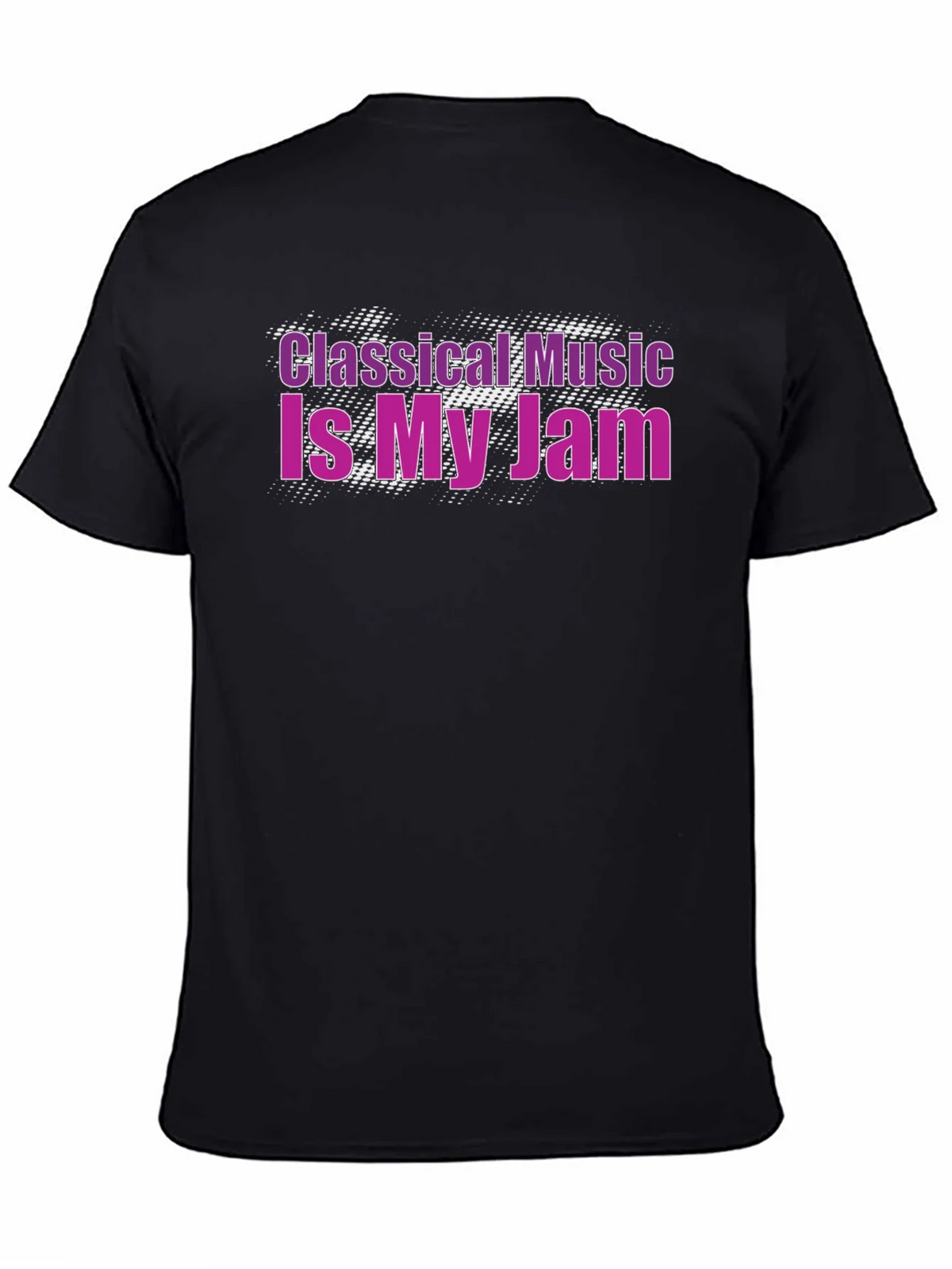 Classical Music Is My Jam Black T-Shirt product image 7