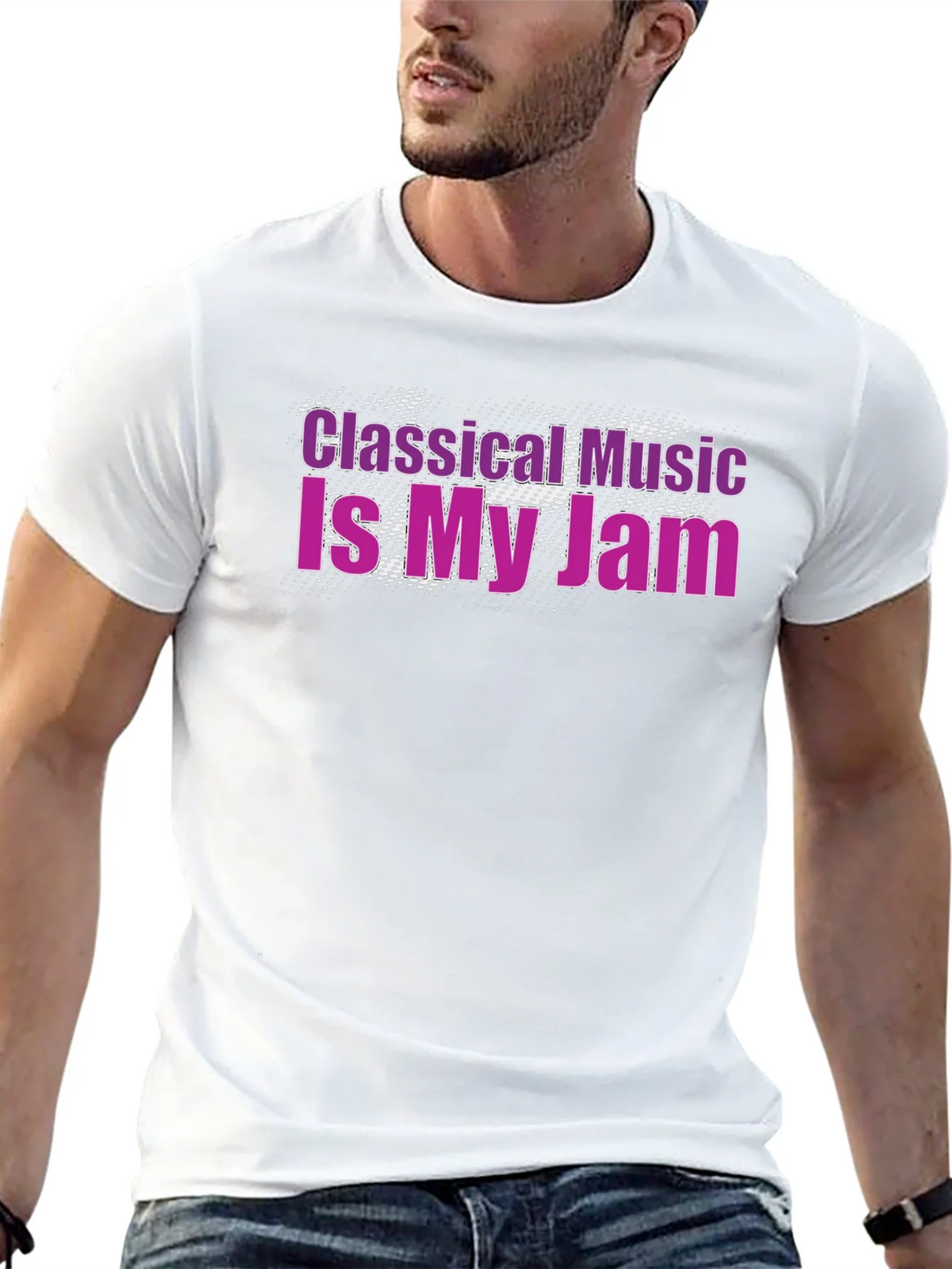Classical Music Is My Jam Black T-Shirt product image 4