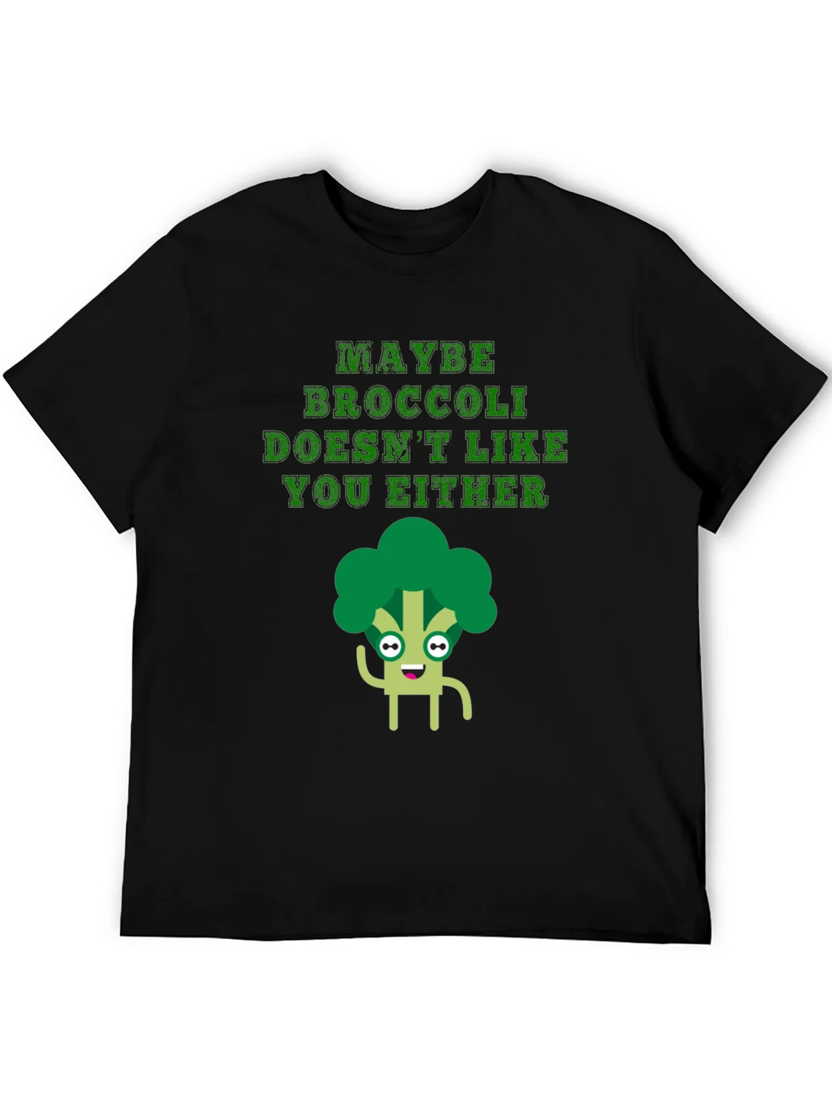 Funny Broccoli T-Shirt - Maybe Doesnt Like You Either product image 8