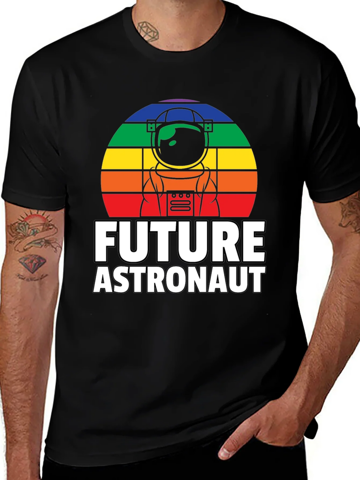 Future Astronaut Rainbow T-Shirt product image 1