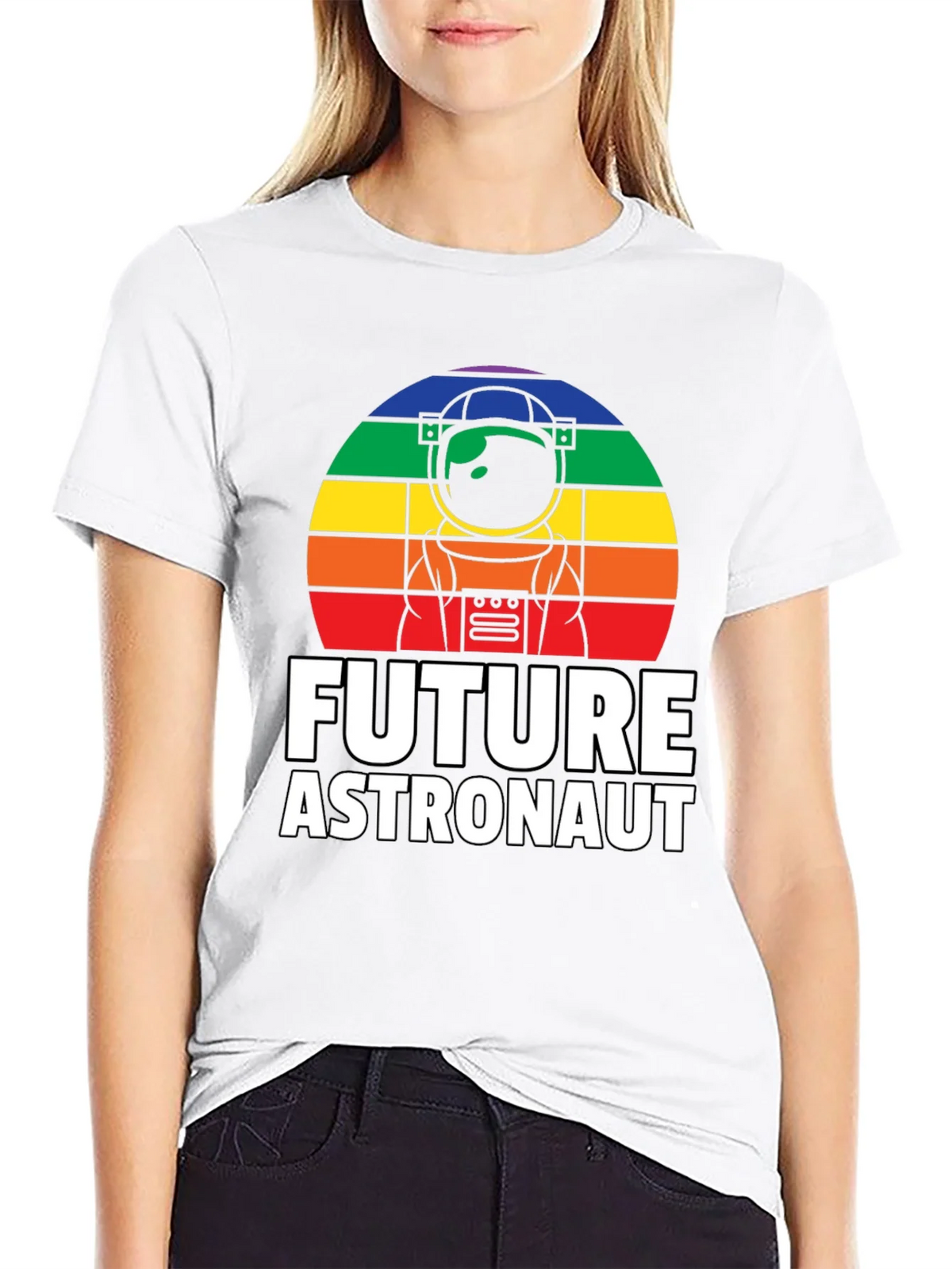 Future Astronaut Rainbow T-Shirt product image 11