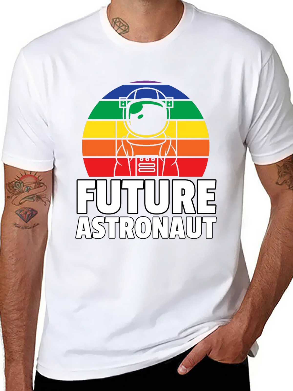 Future Astronaut Rainbow T-Shirt product image 10