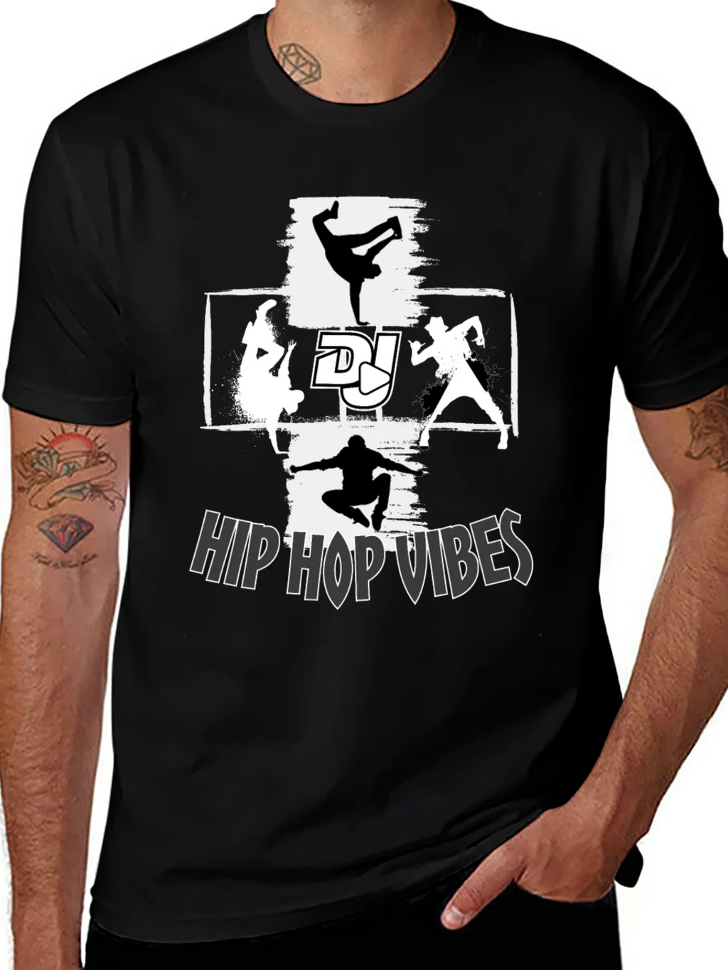 Hip Hop Vibes Graphic T-Shirt - Street Dance Style product image 1