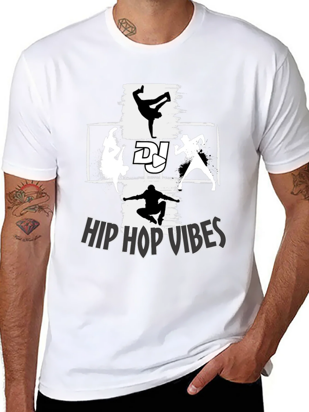 Hip Hop Vibes Graphic T-Shirt - Street Dance Style product image 10