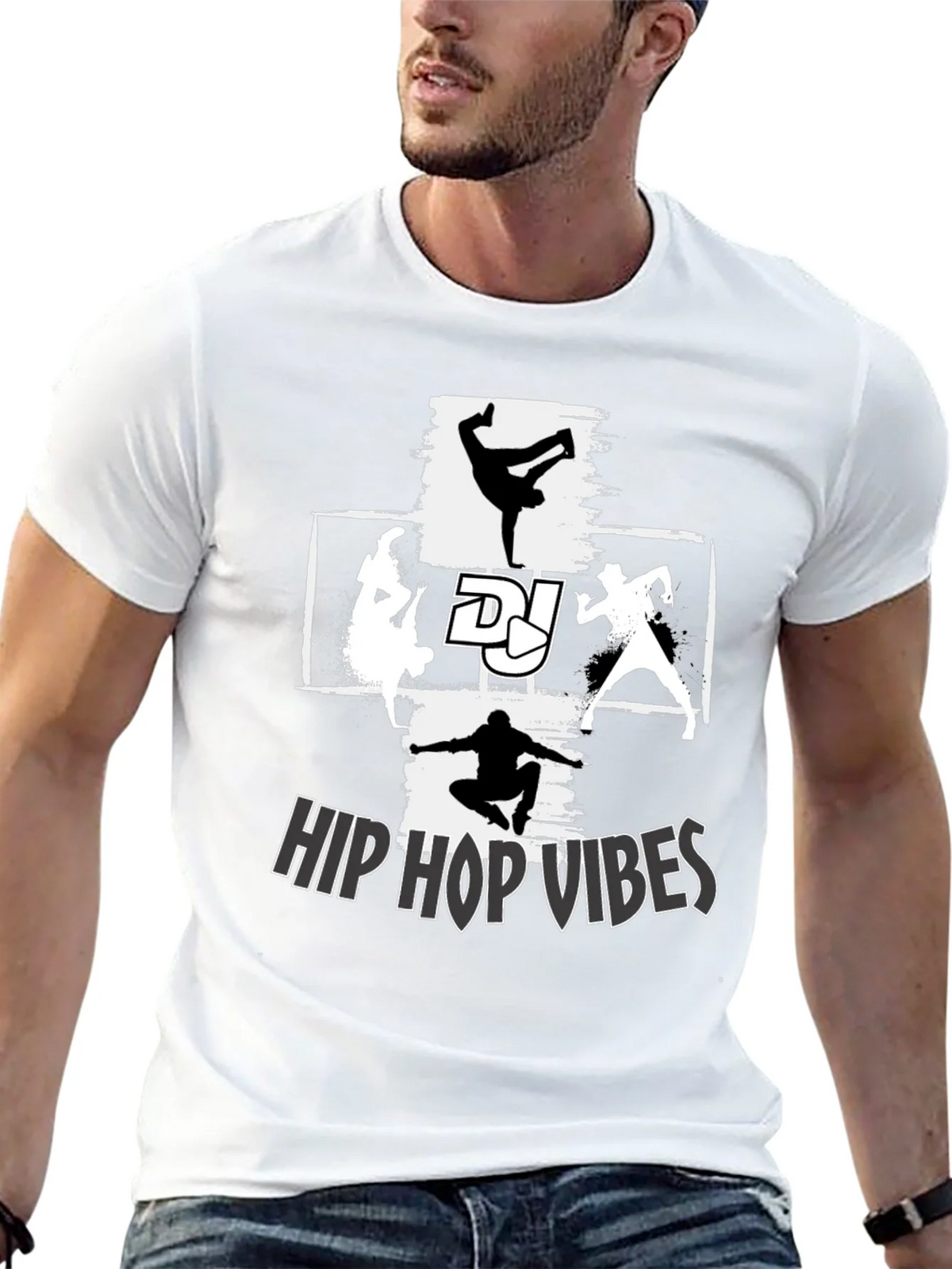 Hip Hop Vibes Graphic T-Shirt - Street Dance Style product image 4