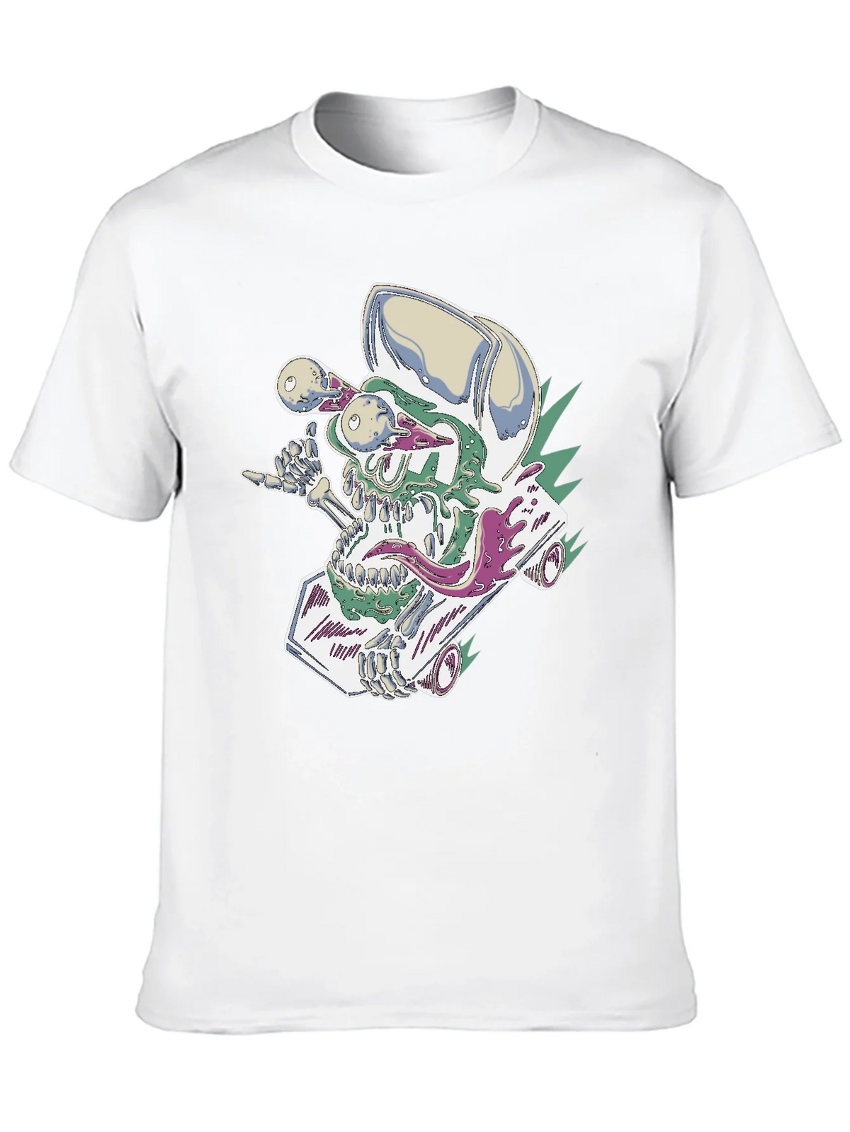 Skateboard Skull Tee - Cool Graphic Print product image 12