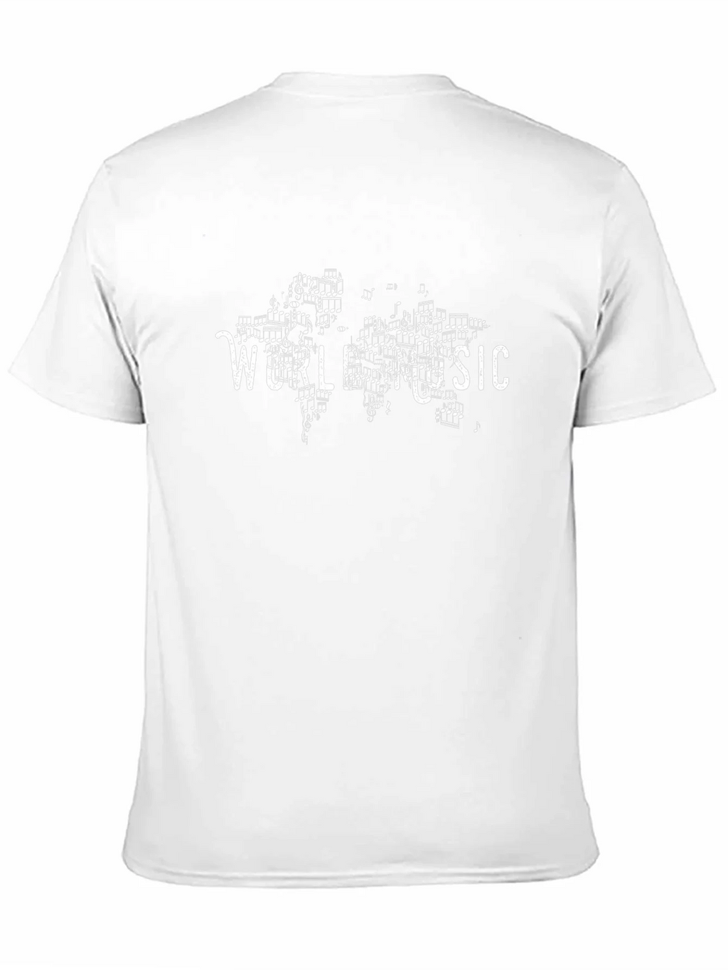 World Music Graphic Print Black T-Shirt product image 2