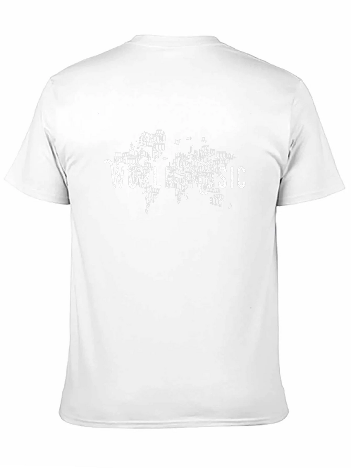 World Music Graphic Print Black T-Shirt product image 2