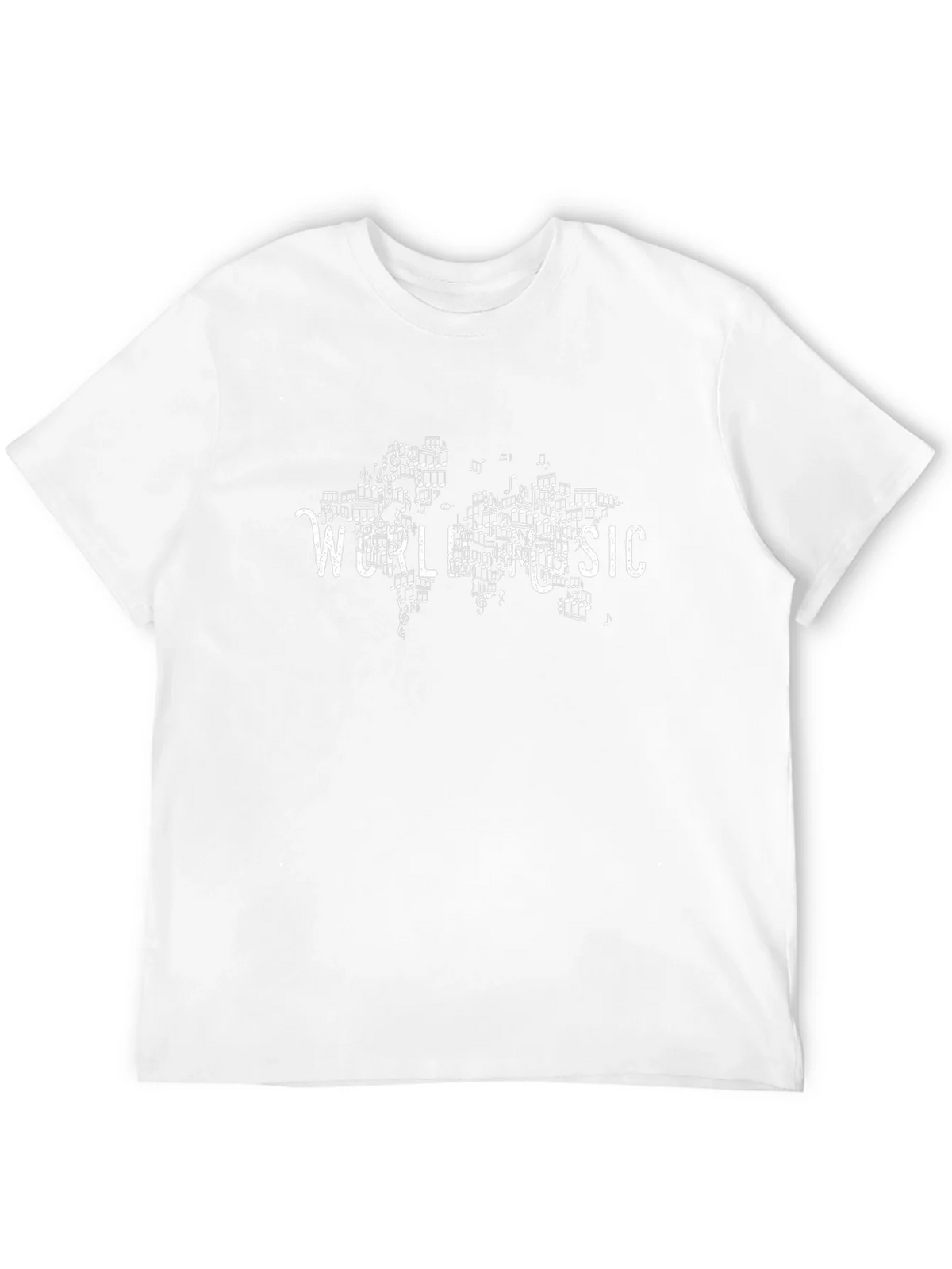 World Music Graphic Print Black T-Shirt product image 3