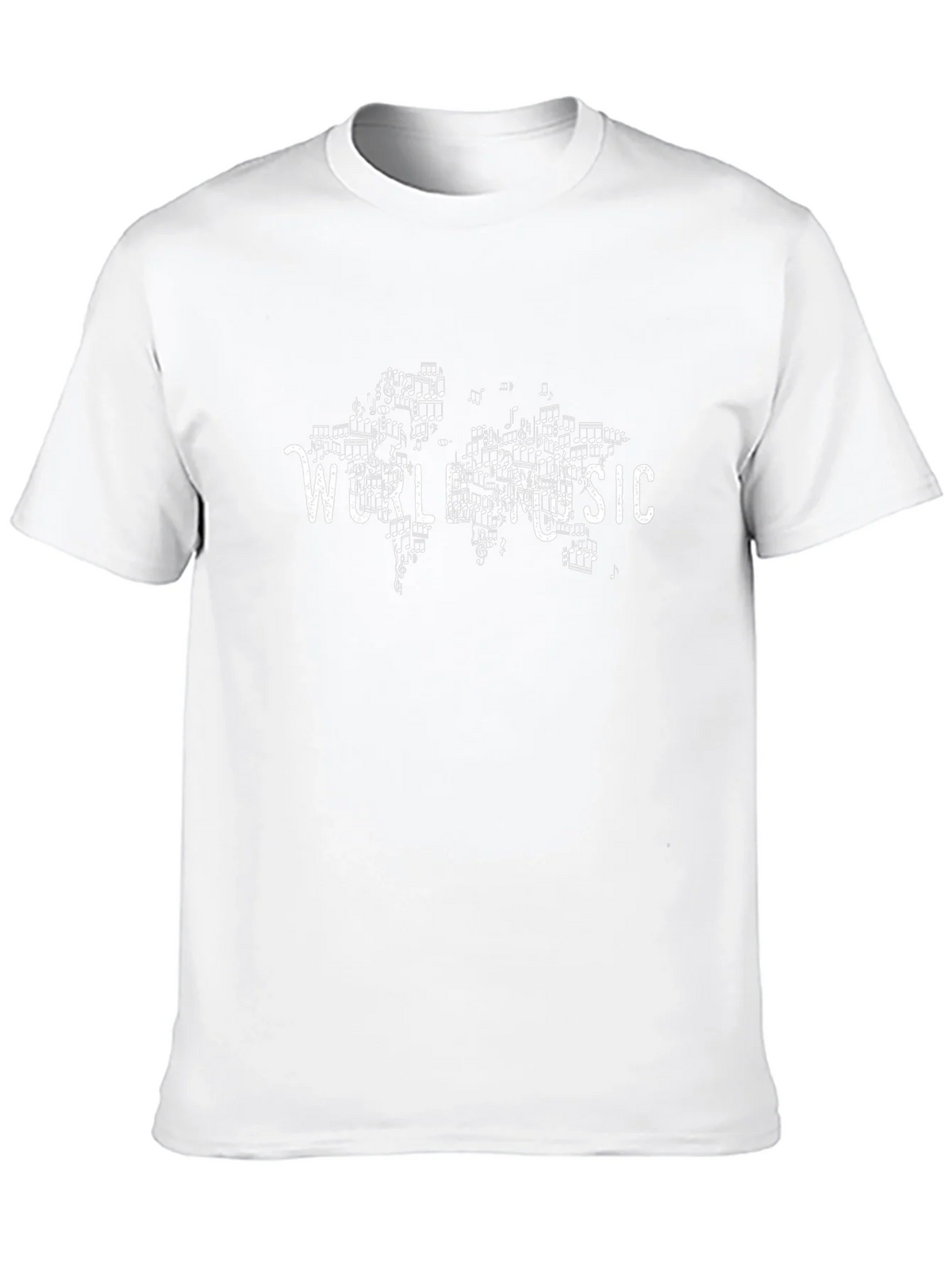 World Music Graphic Print Black T-Shirt product image 12