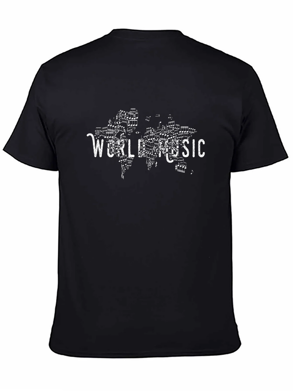 World Music Graphic Print Black T-Shirt product image 7