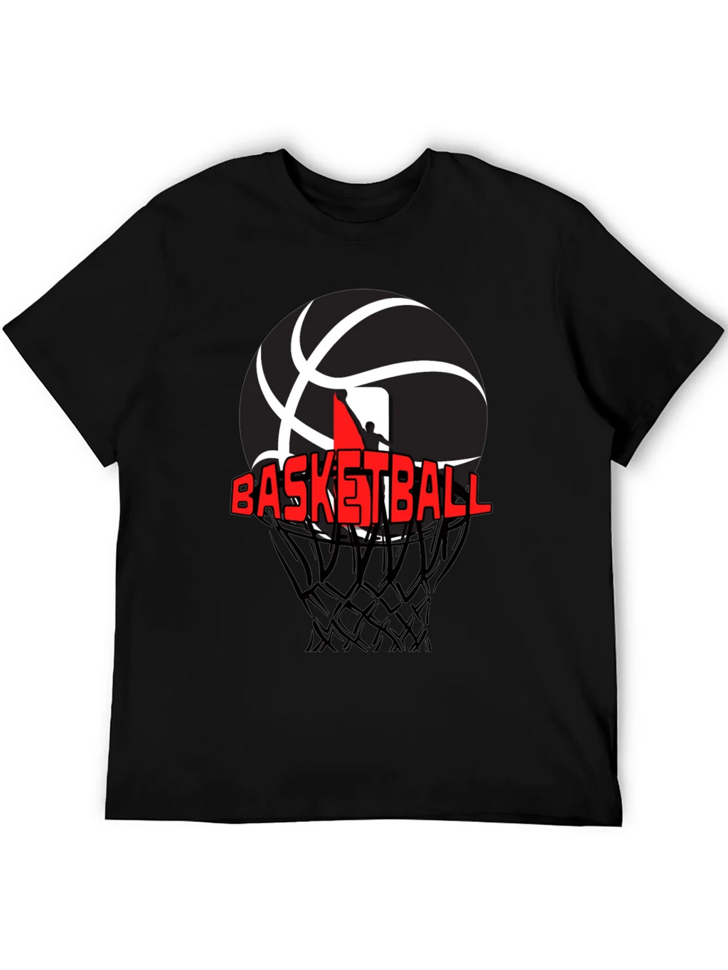 Basketball Graphic T-Shirt - Black product image 8
